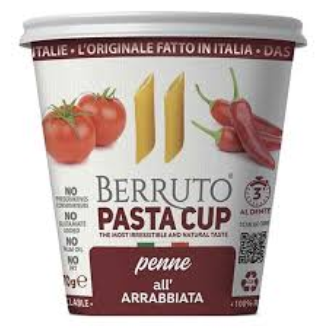 BERRUTO PASTA CUP PENNE ARRABBIATA 70G